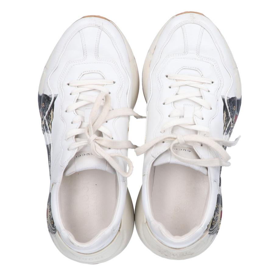 GUCCI / グッチ/ローカットスニーカー/US9/WHT/576050/Rhyton/ライトン/タイガープリント GUCCI（グッチ） 576050 Rhyton ライトン タイガープリント ダッド