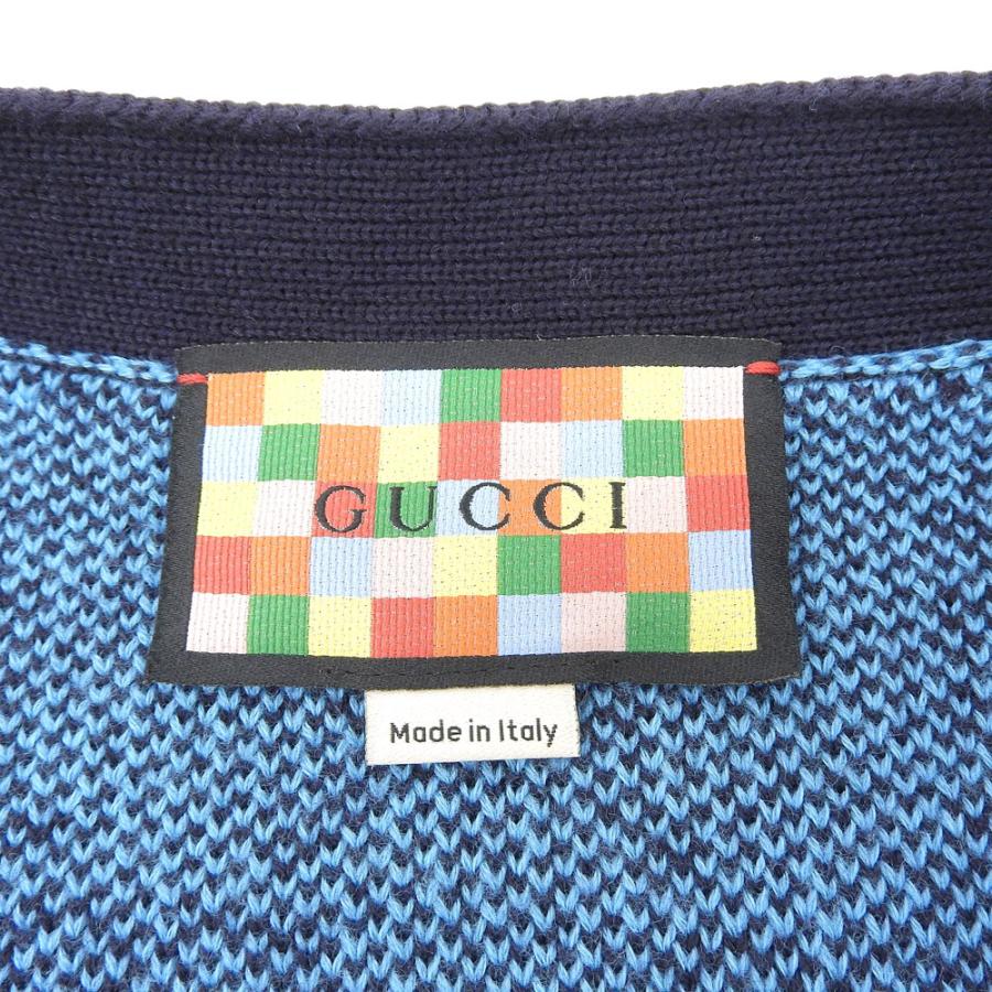 GUCCI 美品 グッチ GG柄 ニット カーディガン メンズ ライト GUCCI 美品 グッチ GG柄 ニット カーディガン メンズ ライト