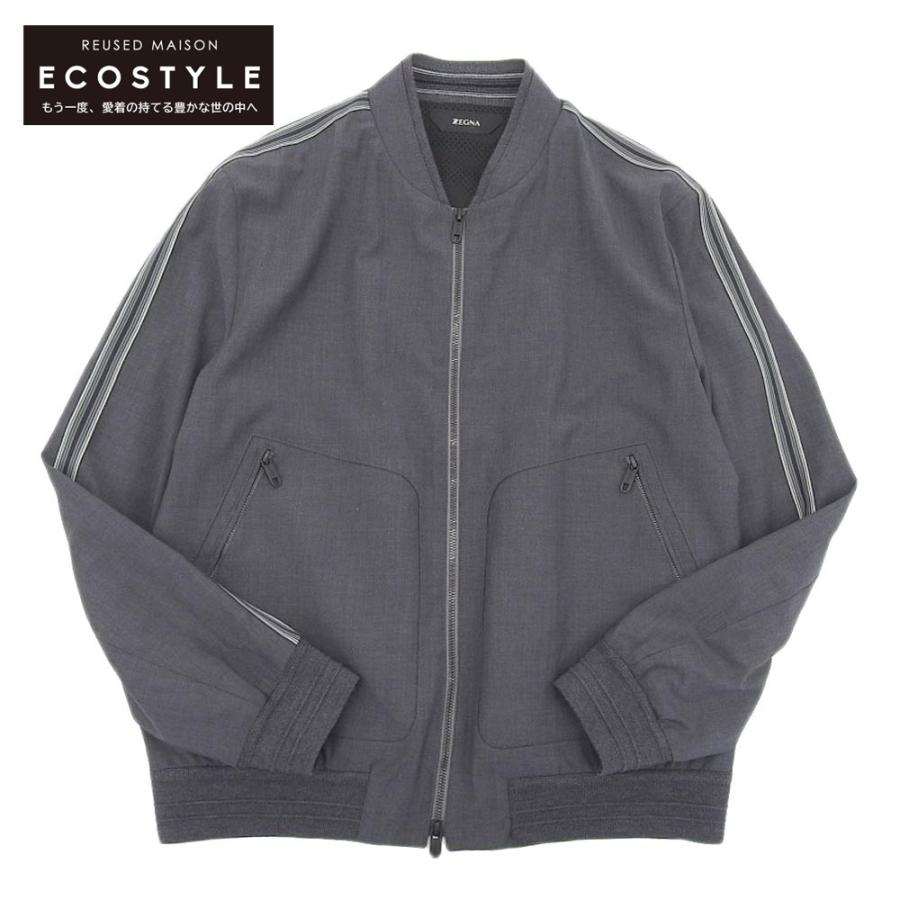 美品 Z Zegna ジーゼニア TECHMERINO WASH＆GO ジップアップ 