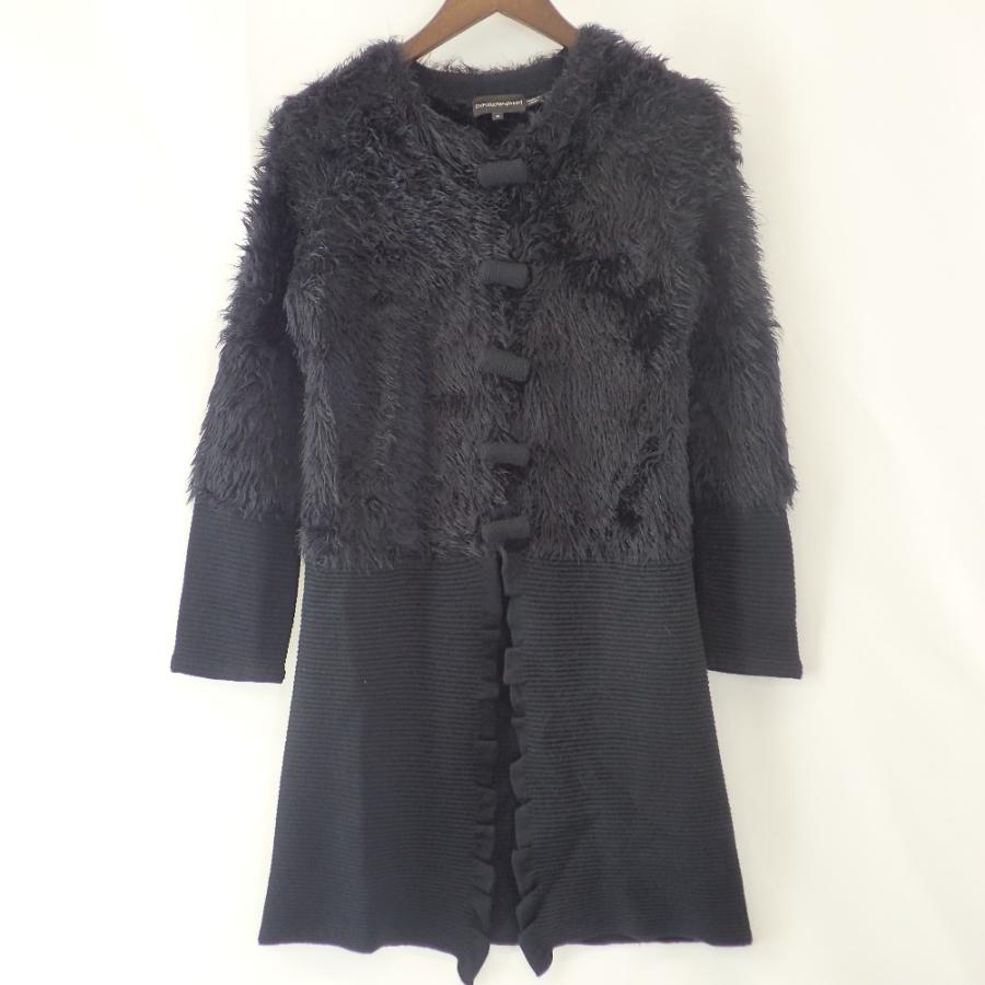 【美品】Emporio Armani エンポリオアルマーニ　ノーカラーコート 美品】Emporio Armani エンポリオアルマーニ ノーカラーコート 【公式