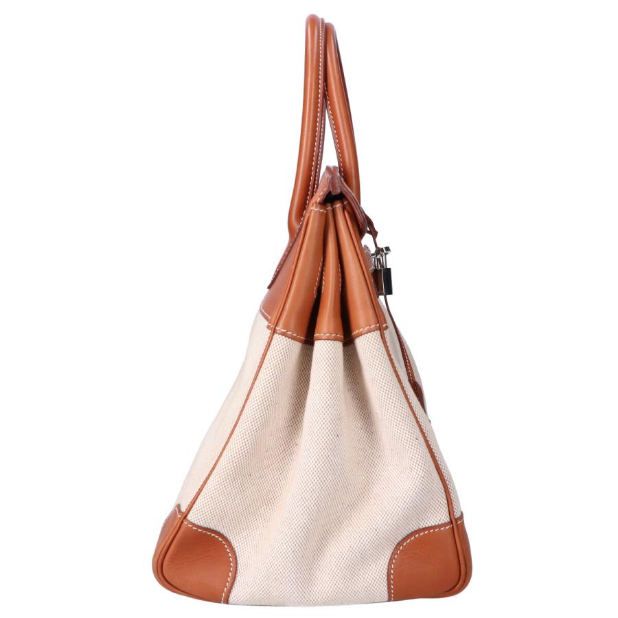 HERMES エルメス バーキン35 □E刻印 トワルアッシュ/バレニア SV金具 