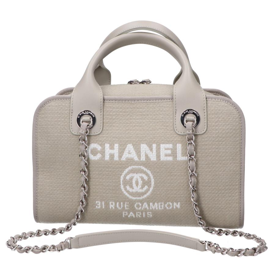 CHANEL 新品未使用 21-22クルーズライン シャネル キャンバス×レザー