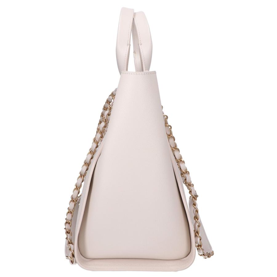 CHANEL（シャネル） 美品 26番台 A57069 スタッズロゴ ドーヴィル 