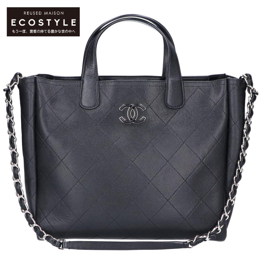 CHANEL（シャネル） 美品/ 26番台 AS1434 キャビアスキン ショッピング 