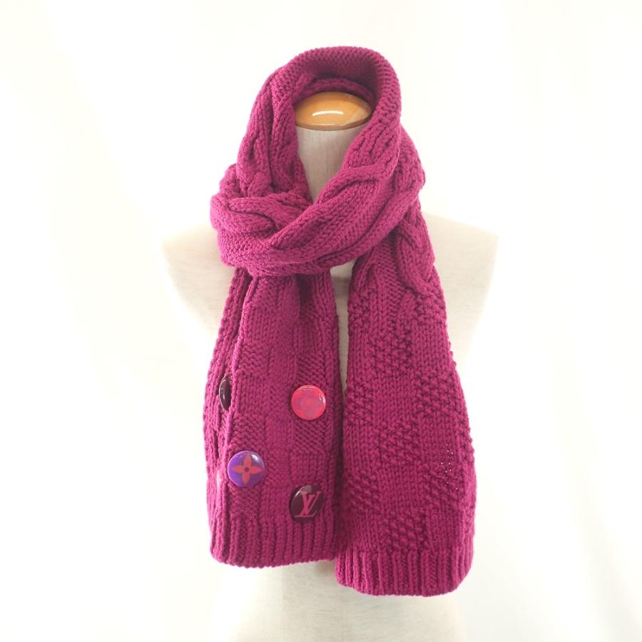 LOUIS VUITTON】ヴィトン マフラー155cmウール