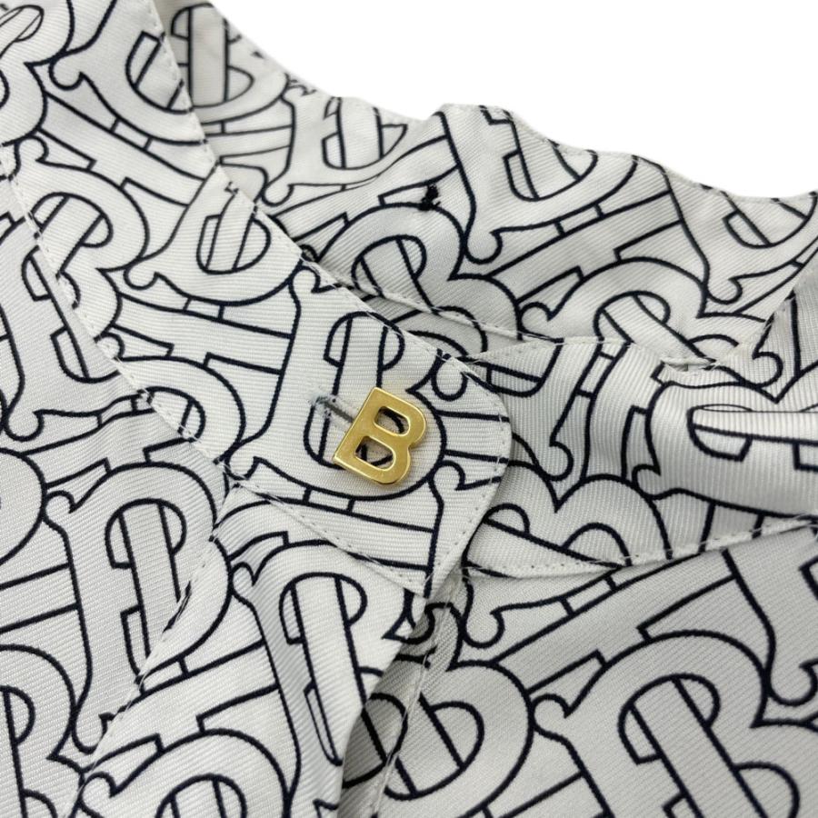 BURBERRY（バーバリー） 新品同様 モノグラム ボウタイ ブラウス