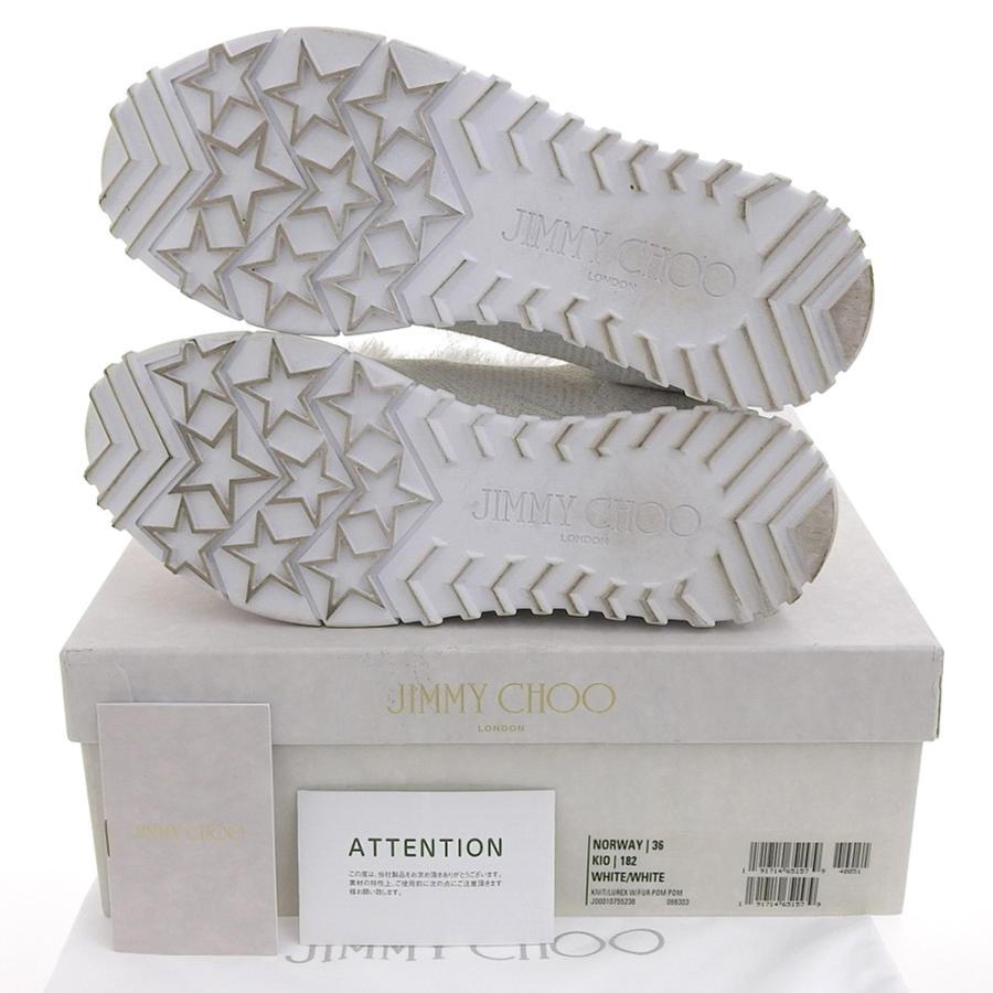 美品 JIMMY CHOO ジミーチュウ NORWAY ファー付き ニット 美品 JIMMY CHOO ジミーチュウ NORWAY ファー付き ニット