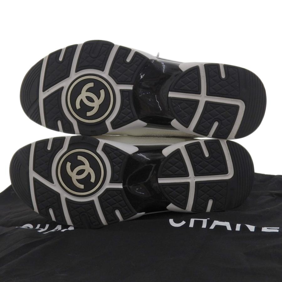 CHANEL シャネル ココマーク スニーカー メンズ アイボリー 42 CHANEL シャネル ココマーク スニーカー メンズ アイボリー 42