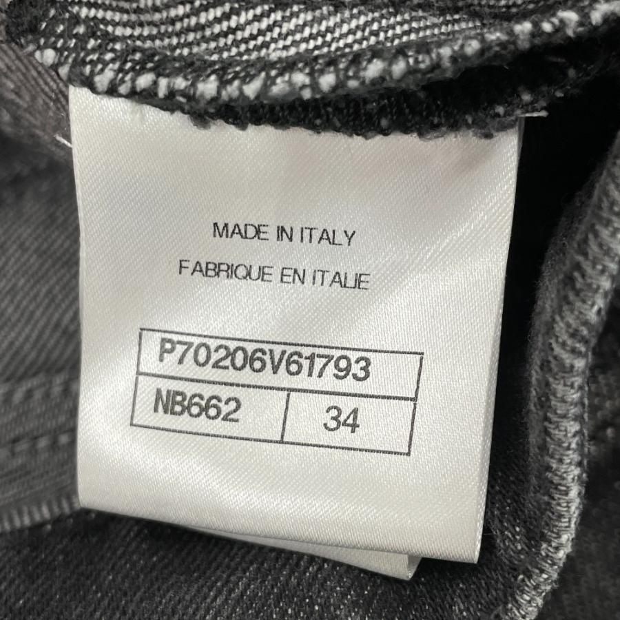 最安値！シャネル ブラックデニムパンツ　34 21P 新品同様　ストレッチなし 7i1485i6m40-1.jpg