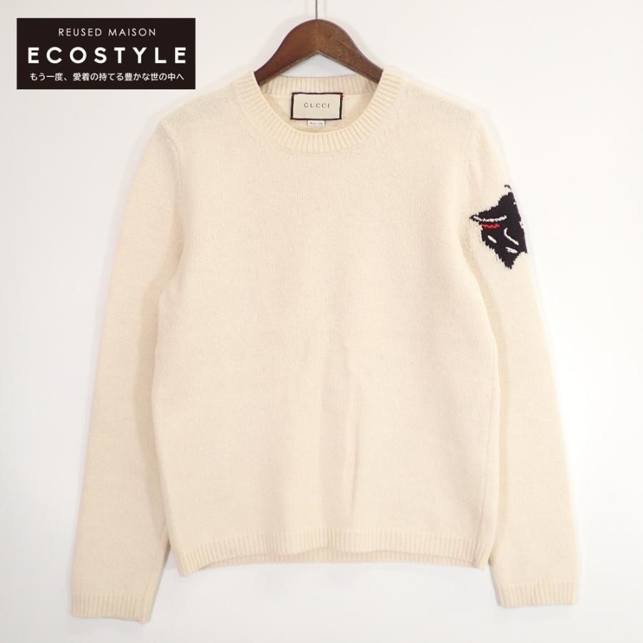 GUCCI 美品/国内正規 グッチ 522644 アームタイガー ニット GUCCI 美品/国内正規 グッチ 522644 アームタイガー ニット
