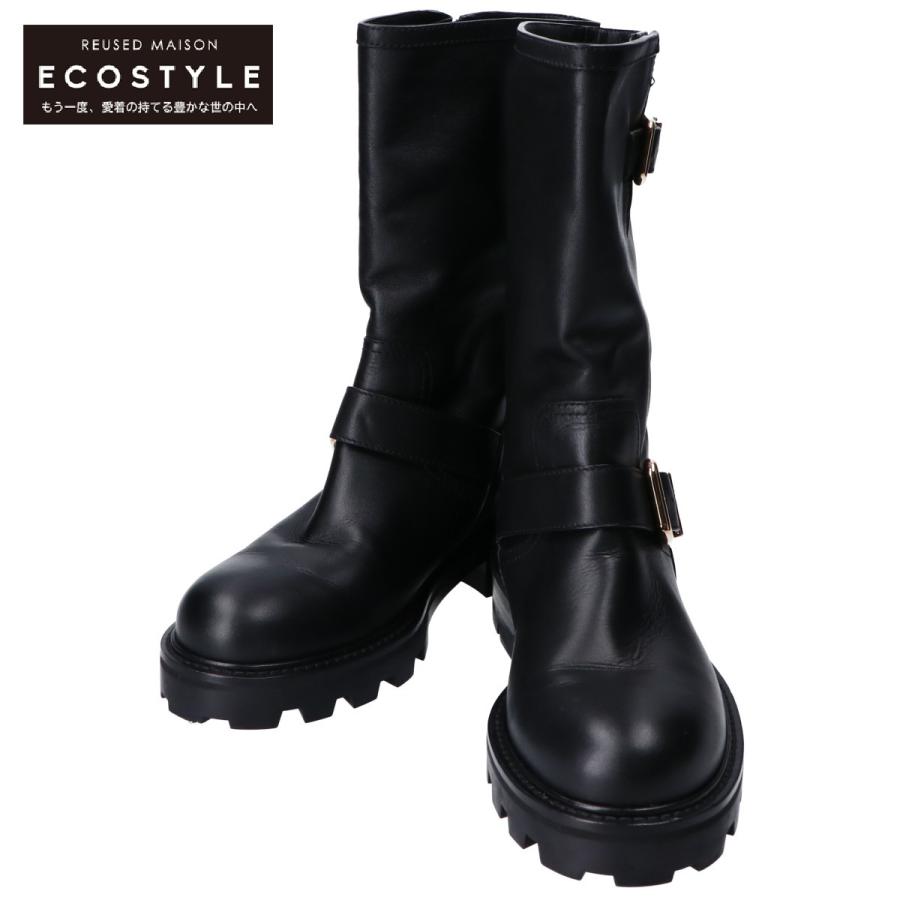 新品同様 JIMMY CHOO ジミーチュウ Biker II バイカー エンジニア