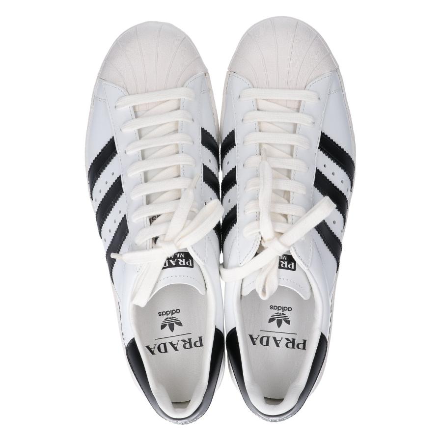 プラダ ×アディダス   2EG321 Super Star スーパースターローカットレザースニーカー メンズ 26cm adidas（アディダス） 新品同様 x PRADA プラダ 2EG321 SUPERSTAR