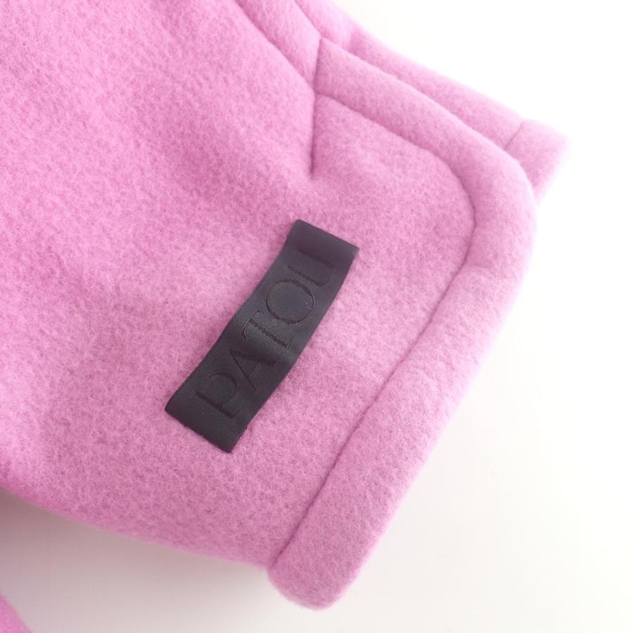 PATOU パトゥ ピンク カシミア＆ウールブレンド コート 36 ウール