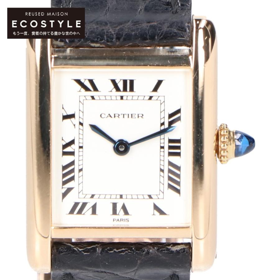 Cartier（カルティエ） WGTA0010 K18YG タンクルイSM 手巻き 腕時計 