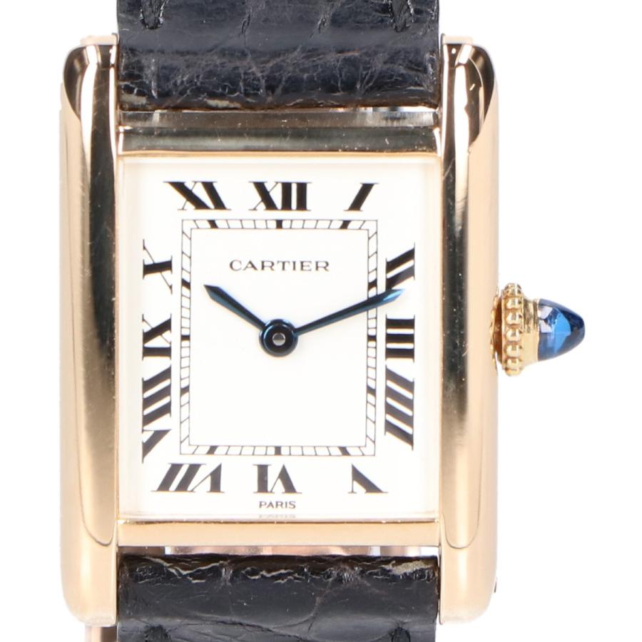 カルティエ CARTIER WJTA0010 タンク ルイ SM K18PG サイドダイヤ 手巻き レディース _808809 Cartier - カルティエ CARTIER WJTA0010 タンク ルイ SM K18PG サイド
