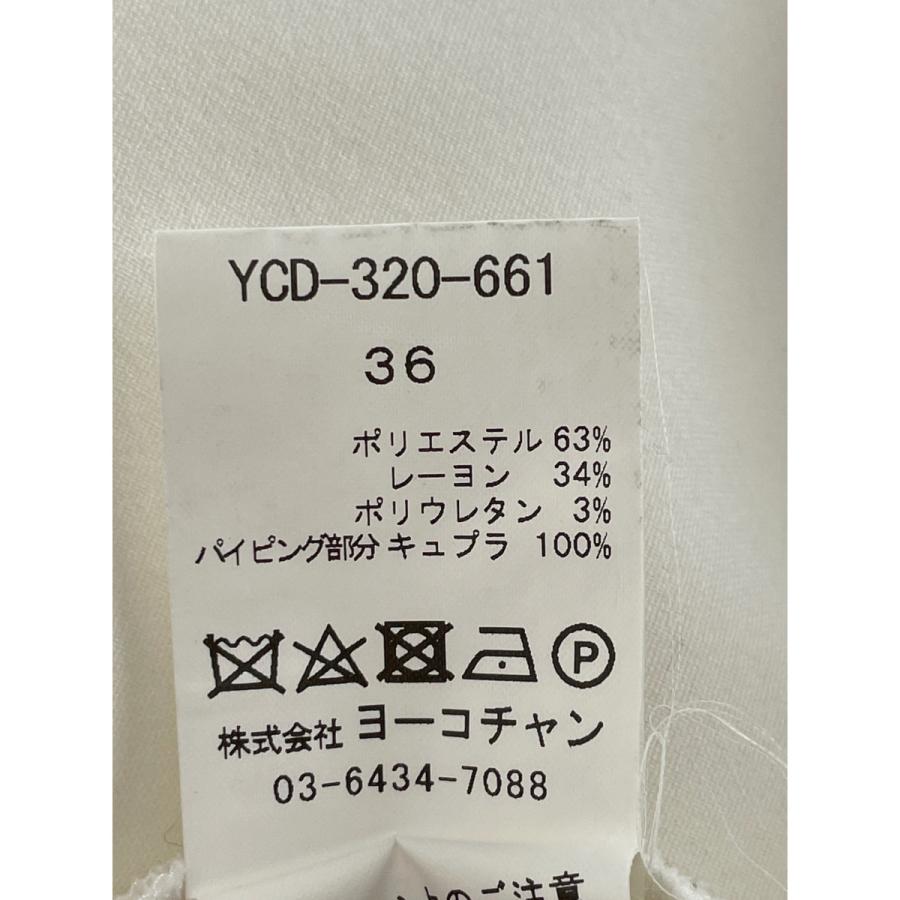 YOKO CHAN ヨーコチャン YCD-320-661 白 パールIライン ドレス