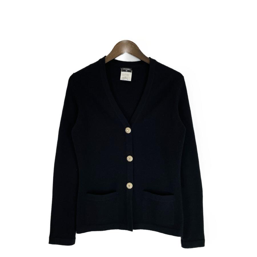 CHANEL ココマークボタン カシミヤ100% カーディガン ブラック 楽天市場】CHANEL(シャネル) ココマーク ココボタン カーディガン