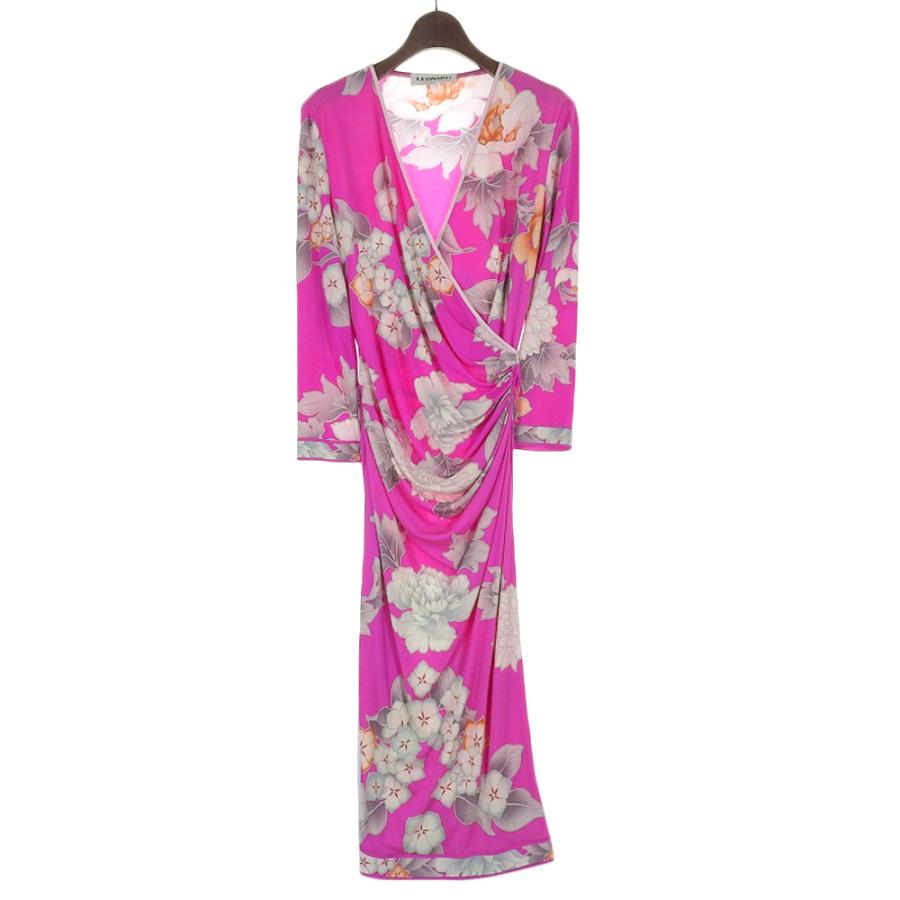 上品なレオナールワンピース LEONARD - 極美品 レオナール LEONARD FASHION ドレス