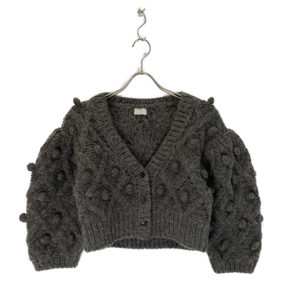cygne シーニュ 美品 Florent 手編みポンポンカーディガン cygne シーニュ 美品 Florent 手編みポンポンカーディガン