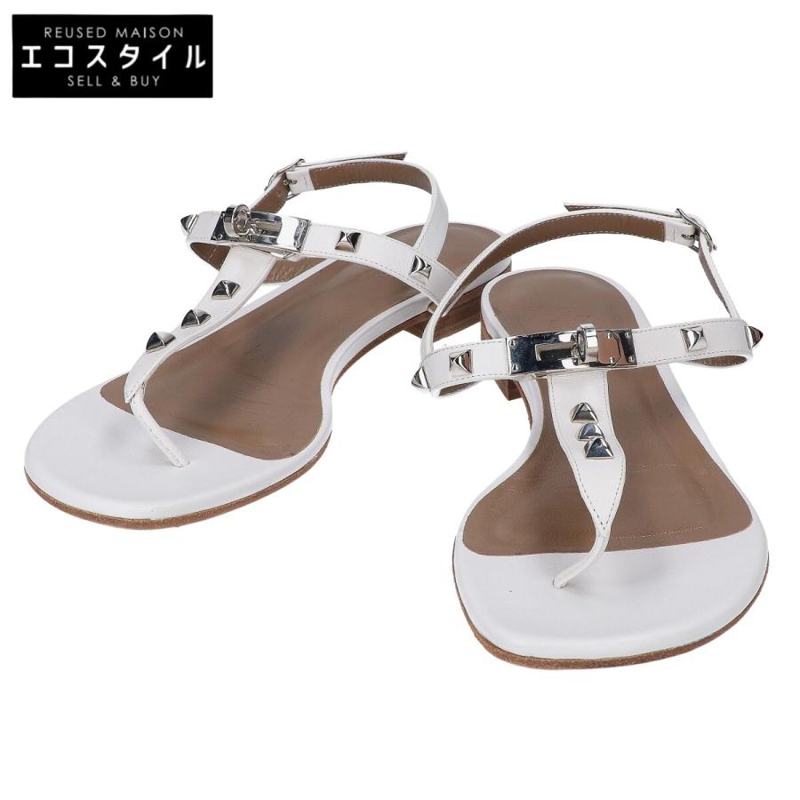 HERMES エルメス olivia ケリー金具 スタッズ サンダル/ シューズ 39
