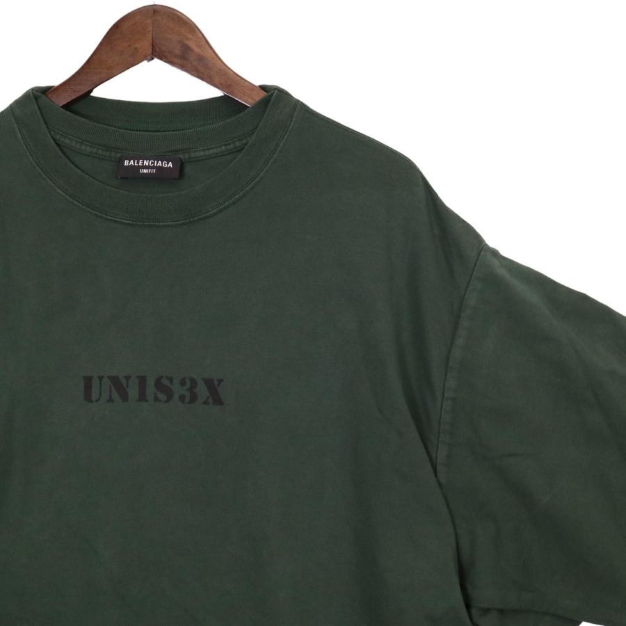 バレンシアガ 657059 レイヤード Tシャツ XS BALENCIAGA（バレンシアガ） 657059 レイヤード Tシャツ グリーン XS