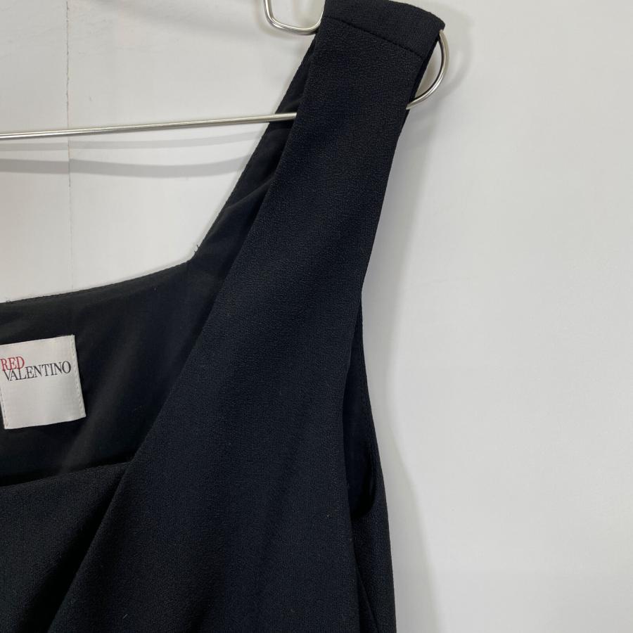 RED VALENTINO レッドヴァレンチノ 黒 リボン ノースリーブ RED VALENTINO レッドヴァレンチノ 黒 リボン ノースリーブ