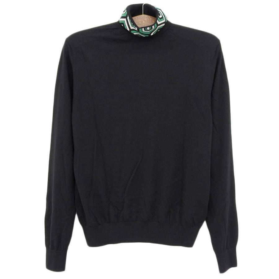 PRADA 美品 プラダ タートルネック ニット トップス メンズ PRADA 美品 プラダ タートルネック ニット トップス メンズ