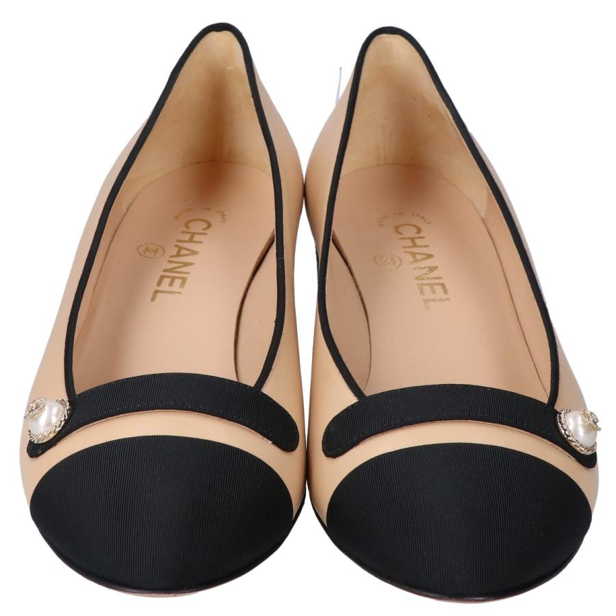 CHANEL（シャネル） 美品 17A G32921 CCココマーク パール グログラン