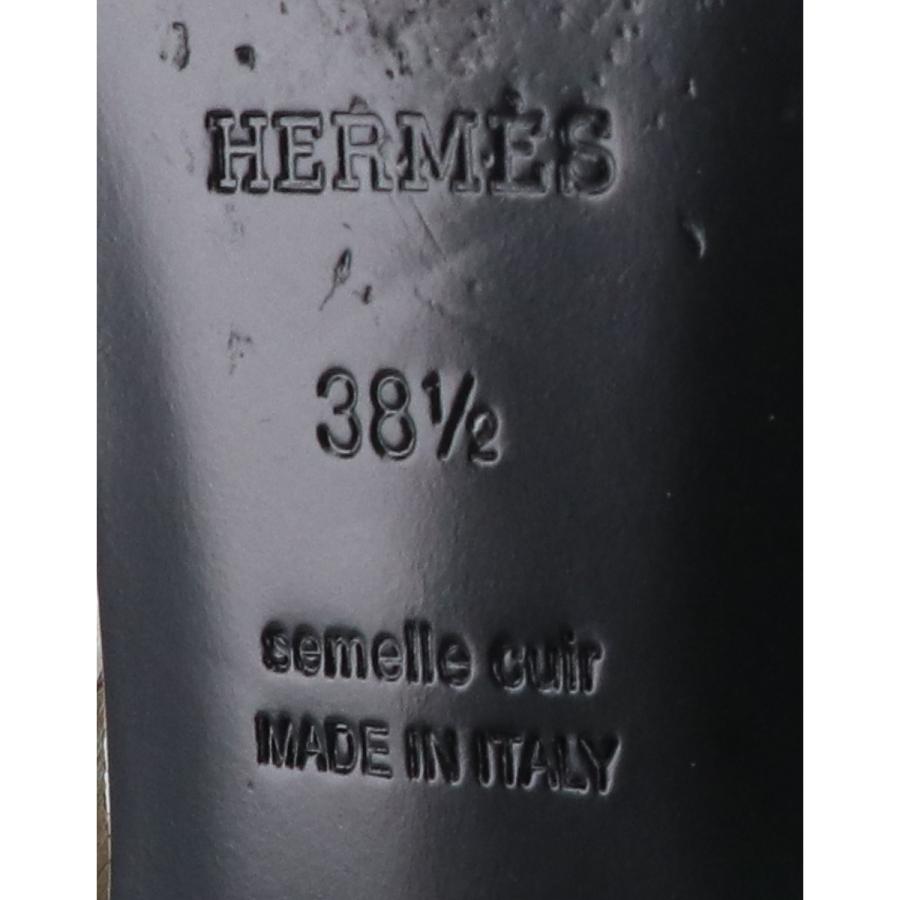 HERMES エルメス リーフデザイン アンクルストラップ トング サンダル  