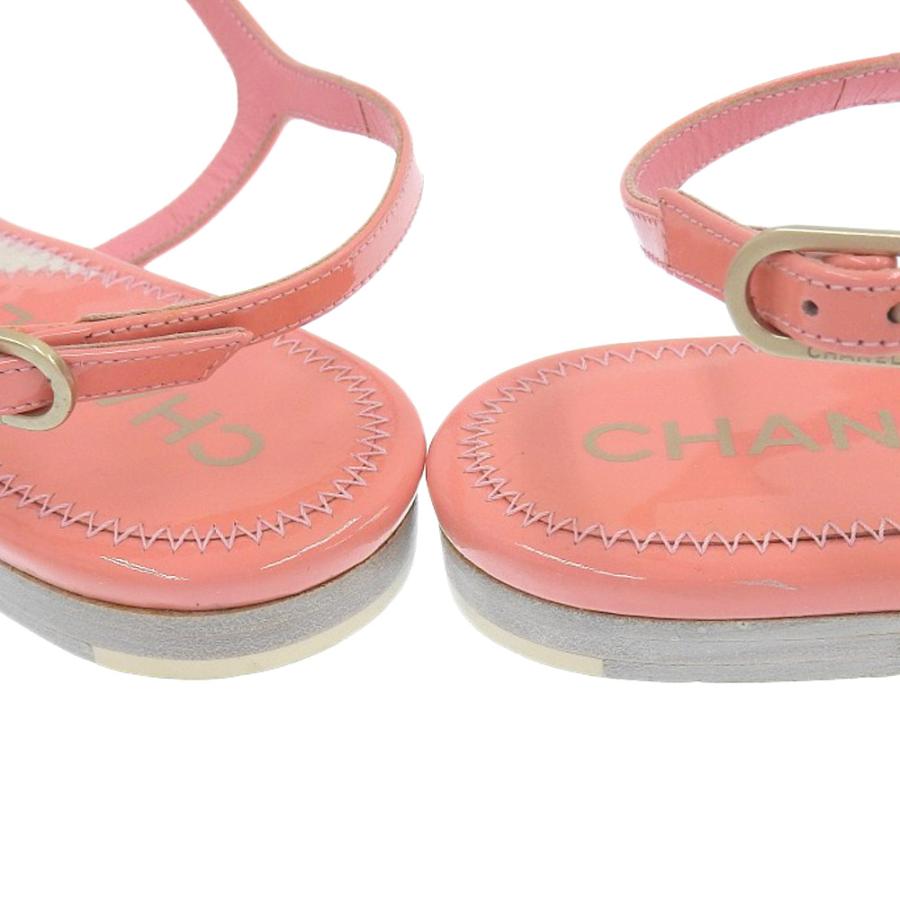 CHANEL シャネル ココマーク ストラップ トングサンダル パンプス 