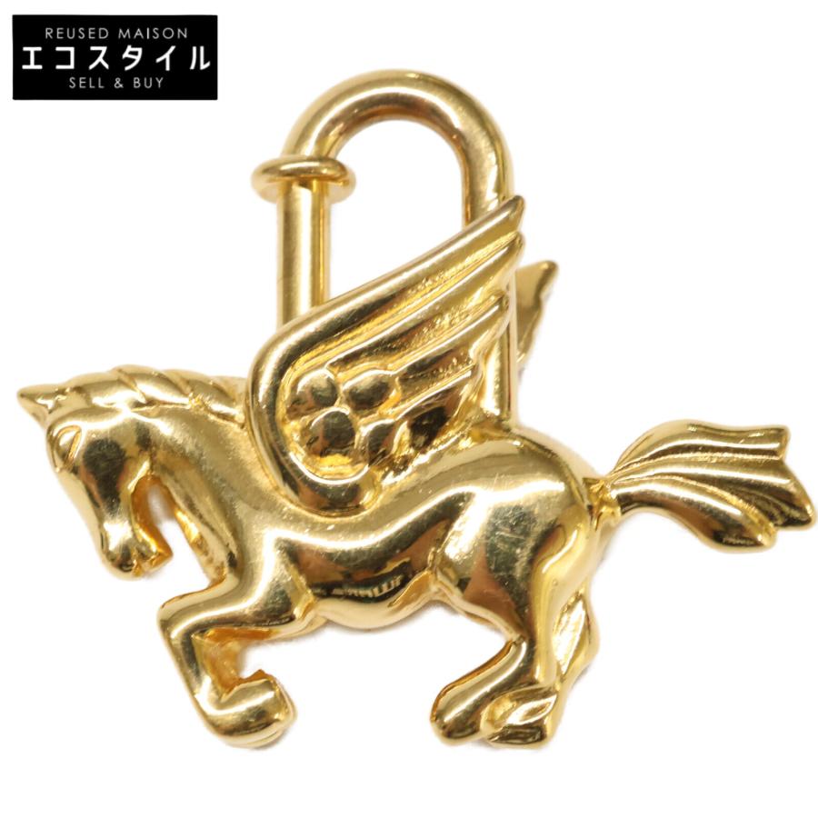 美品 HERMES エルメス ペガサス カデナ ゴールドカラー 