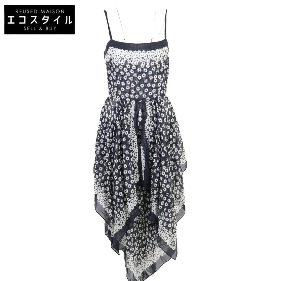 CHANEL 美品/国内正規/22SS シャネル P72381V63965 フラワーココマーク 