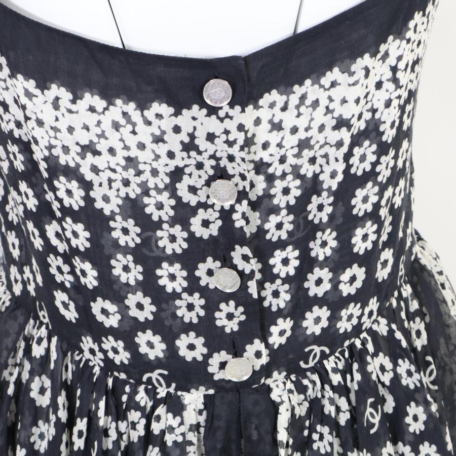 CHANEL 美品/国内正規/22SS シャネル P72381V63965 フラワーココマーク 