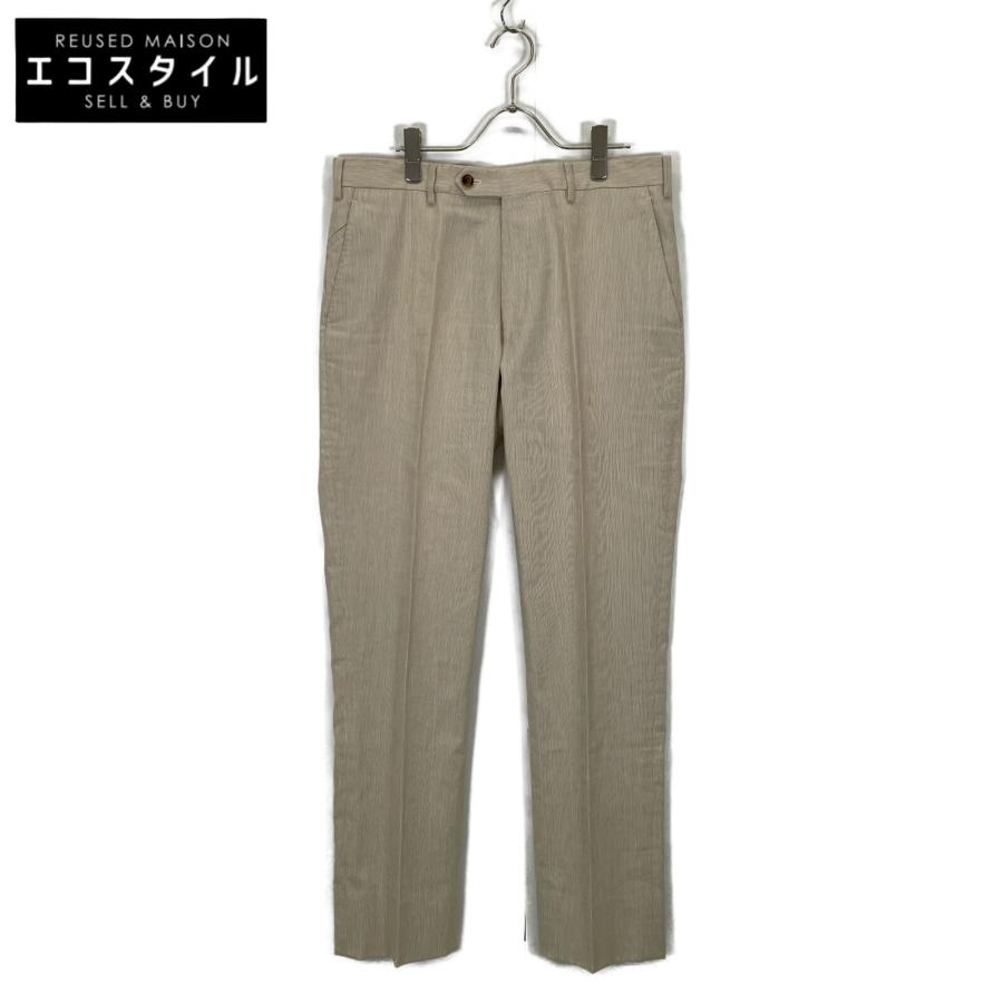 Loro Piana（ロロピアーナ） ベージュ リネン混 ストレートパンツ 