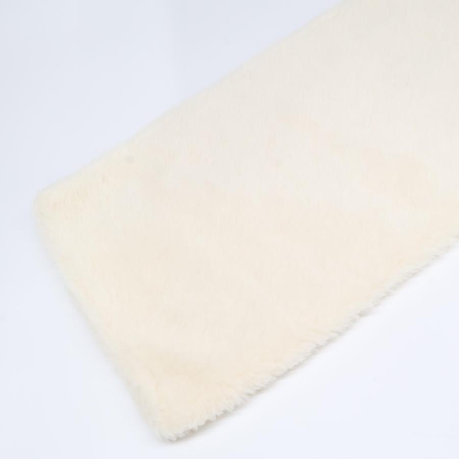 美品/ Max Mara マックスマーラ テディベア ストール アイボリー