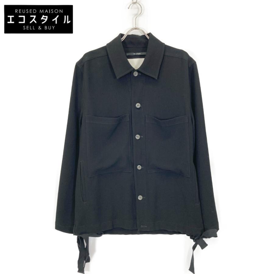 ソング フォー ザ ミュート 20SS ブラック バックプリント シャツジャケット 46 Song For The Mute ソング フォー ザ ミュート 20SS ブラック バック