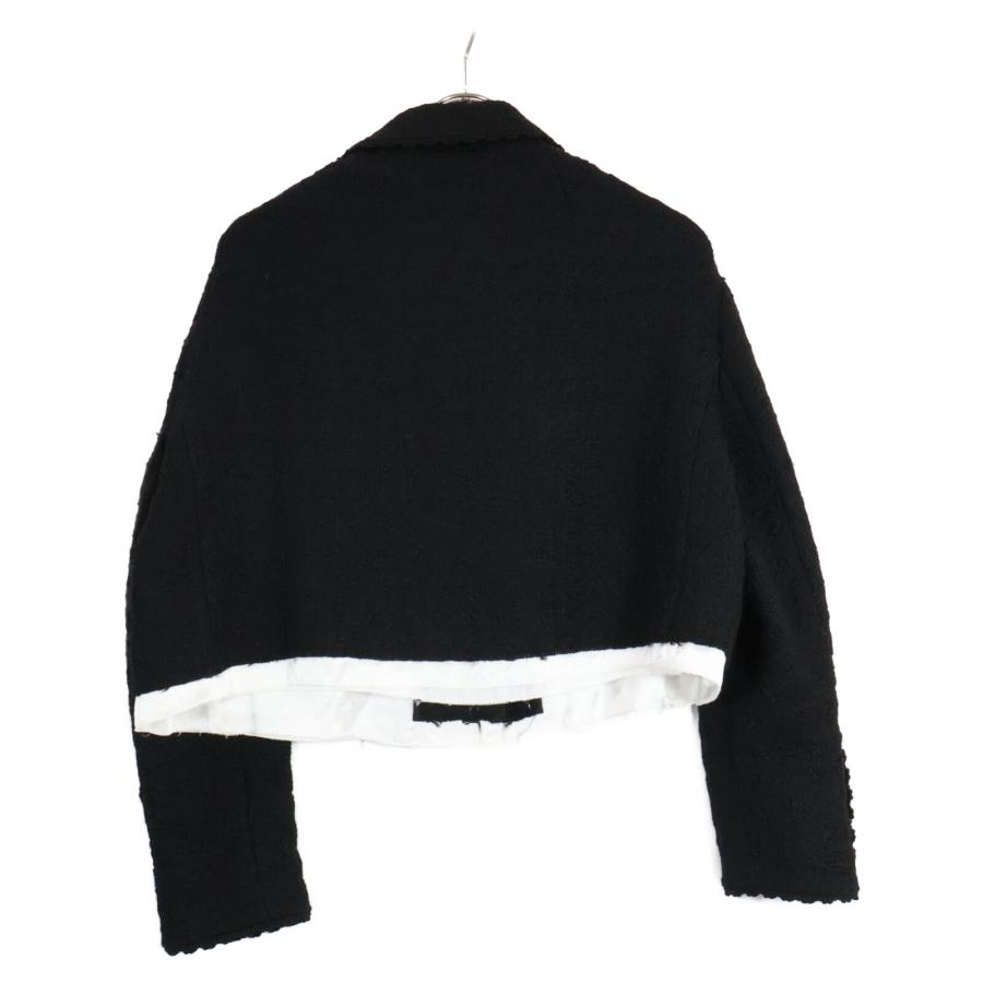 MIU MIU ブラック クロップドジャケット　38 Miu Miu クロップド ダウンジャケット | ブラック | FARFETCH JP