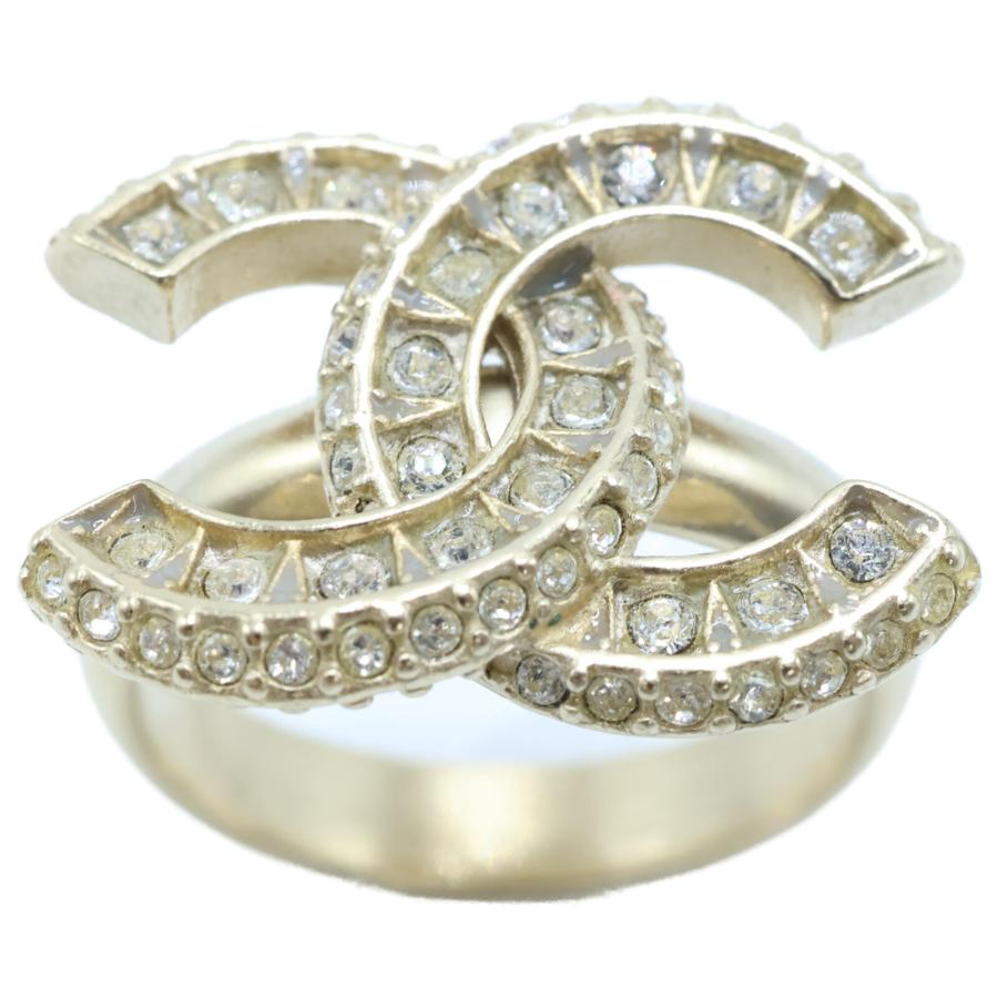 CHANEL（シャネル） F16V ラインストーン ココマーク リング・指輪