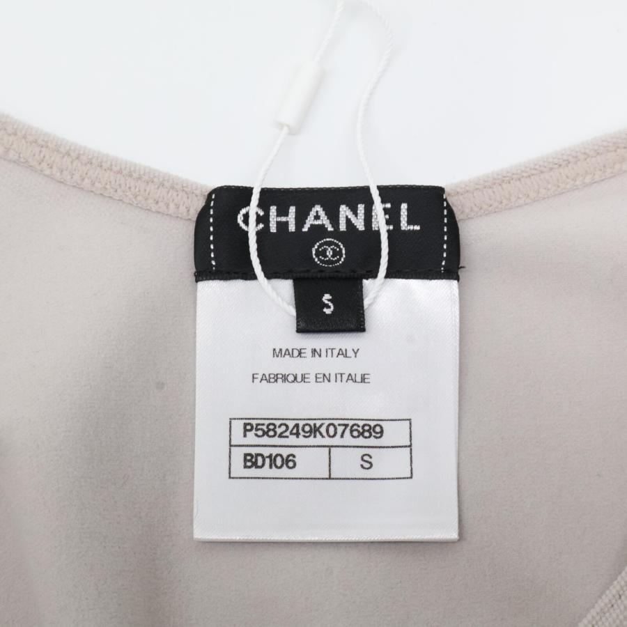 CHANEL（シャネル） ベージュ ココマーク ビックロゴ 半袖Tシャツ