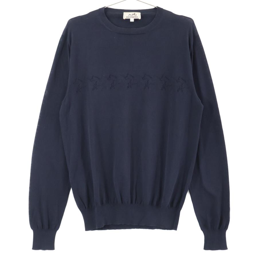 エルメス　五分袖　トップス　ニット エルメス(HERMES)エルメス 半袖ニット ニット 衣料品 トップス