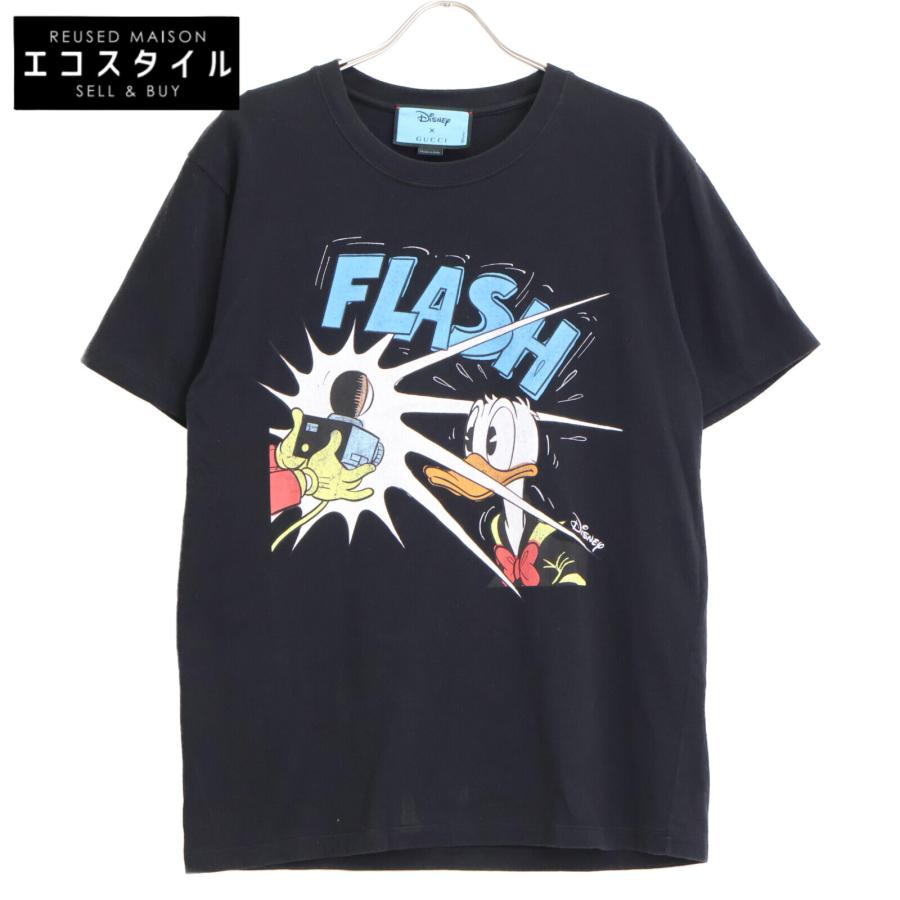 GUCCI グッチ ディズニーコラボ ドナルド 半袖 Tシャツ XS GUCCI】グッチ『ディズニー ドナルドダック ロゴ 半袖Tシャツ