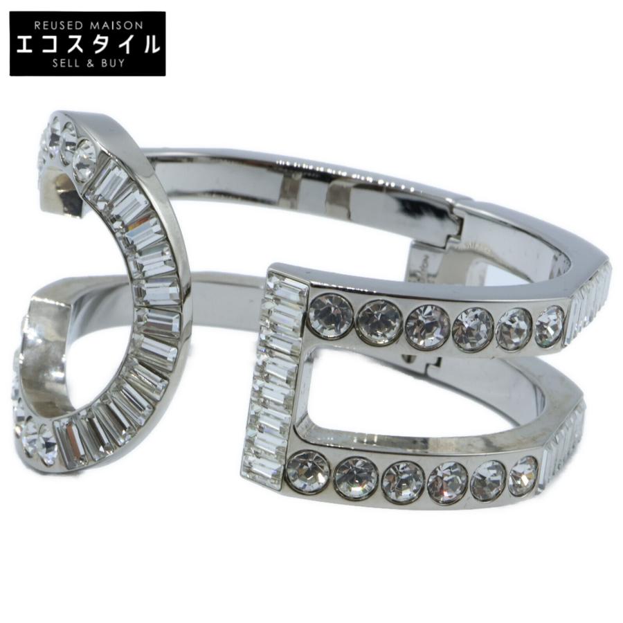 LOUIS VUITTON シルバーバングル 【美品】