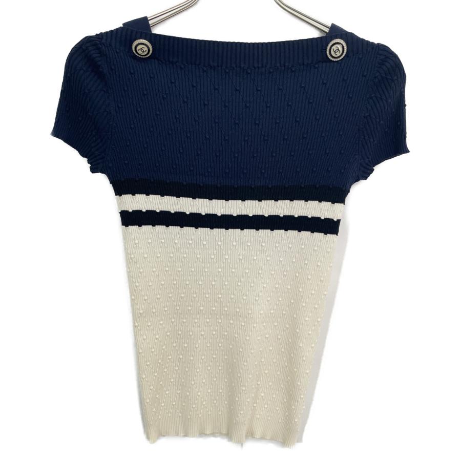 CHANEL　シャネル　コットンニットカットソー CHANEL - CHANEL シャネル コットンニットカットソーの通販 by suzu's