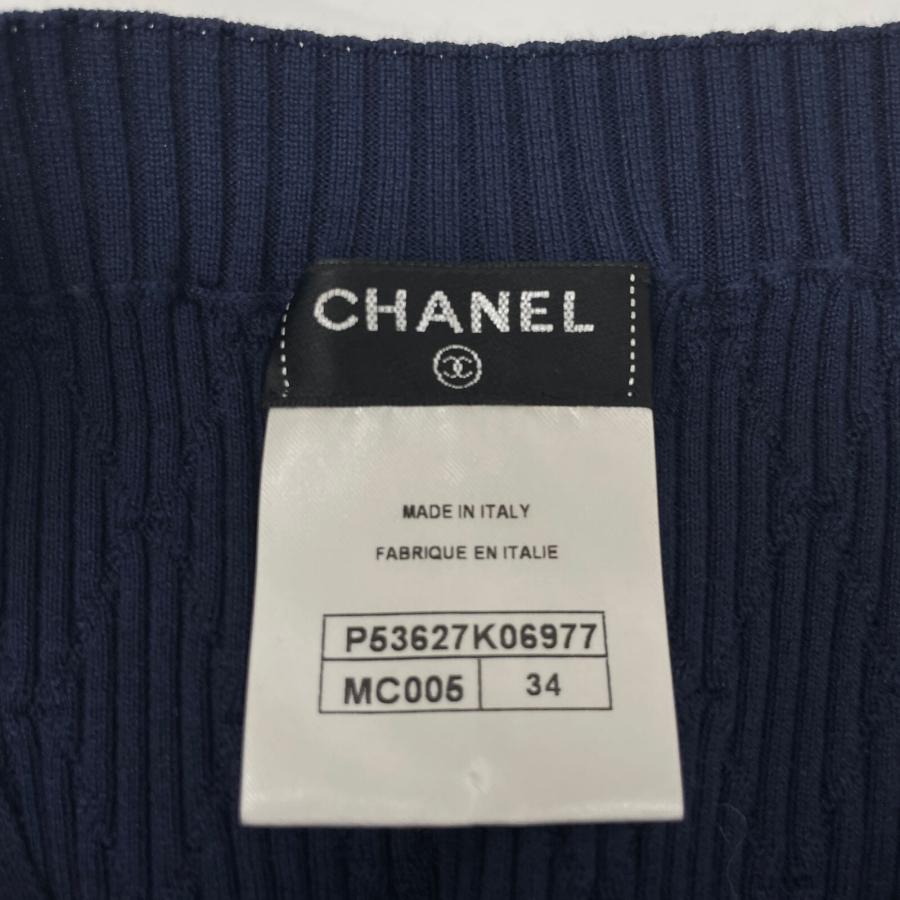 CHANEL　シャネル　コットンニットカットソー CHANEL - CHANEL シャネル コットンニットカットソーの通販 by suzu's