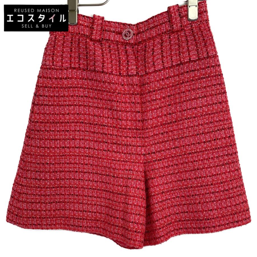 CHANEL（シャネル） レッド P63260V48641 ツイードショートパンツ