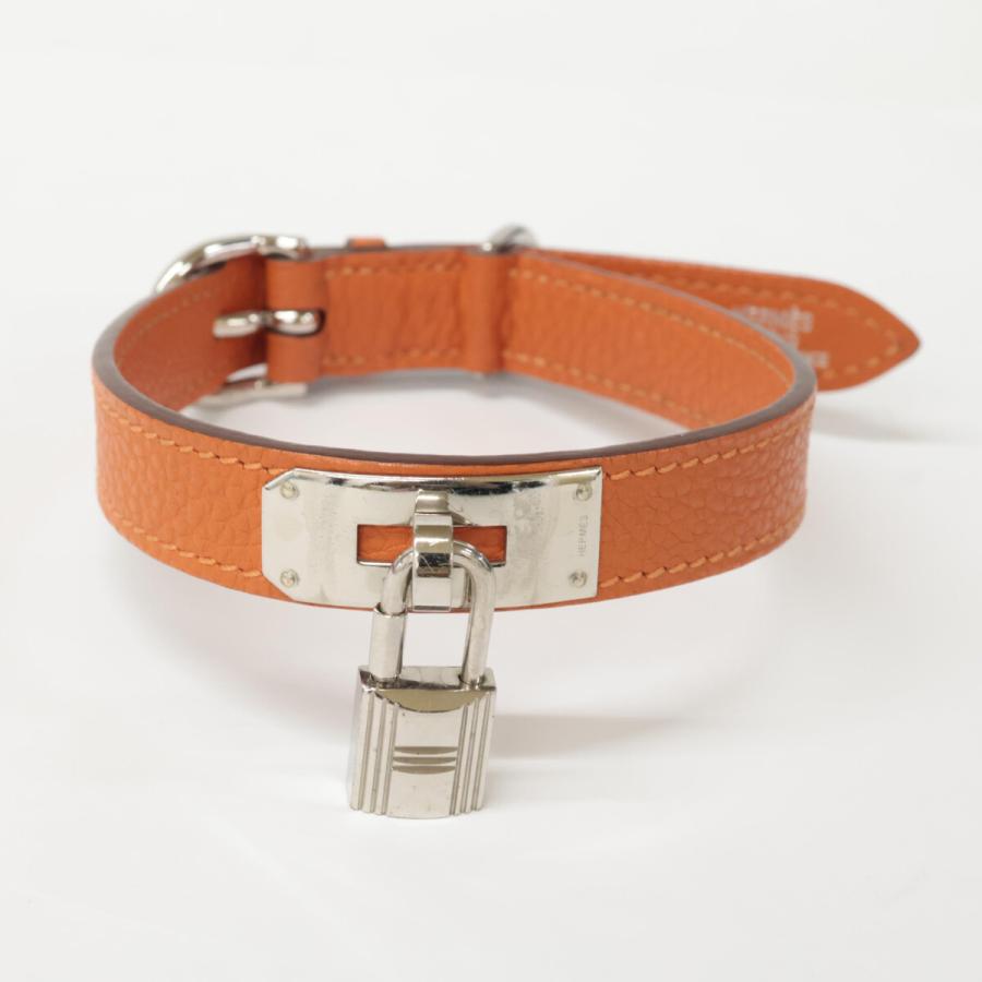 HERMES エルメス □I刻レザー ケリー金具 ドッグリード・□H刻レザー