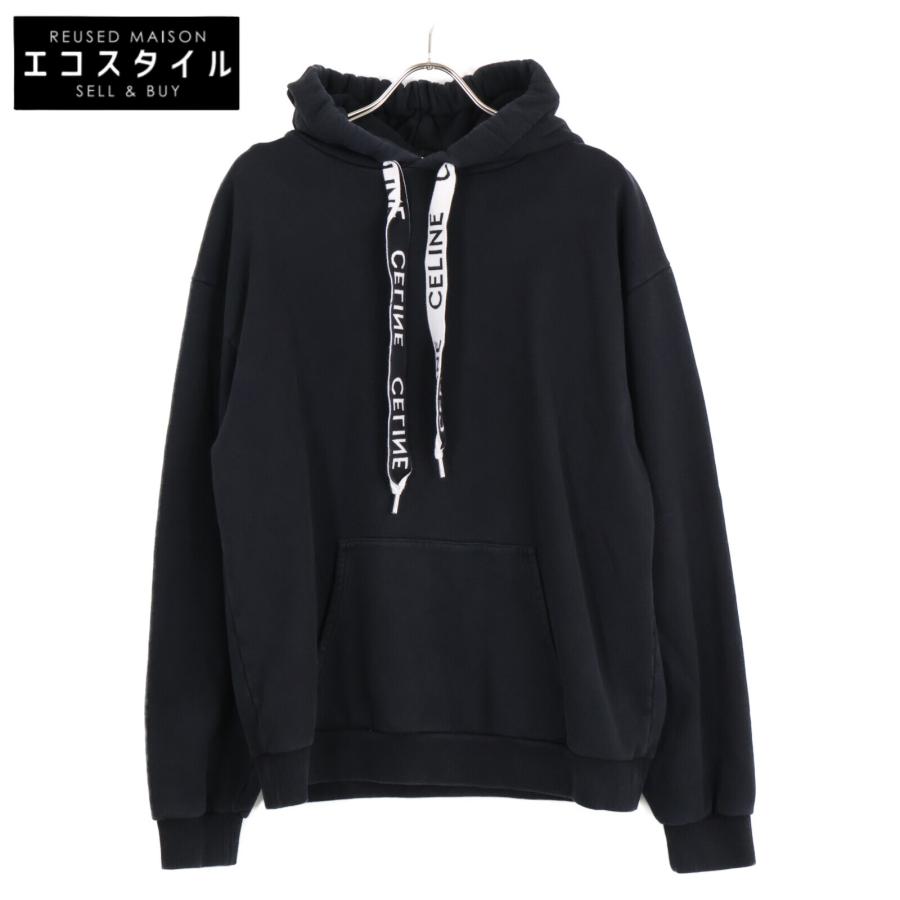 CELINE（セリーヌ） ブラック 2Y468670Q ルーズ フーディー ブラック L