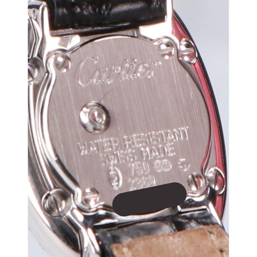 カルティエ WB511031 18KWG ミニベニュワール ダイヤモンドベゼル クオーツ Cartier（カルティエ） WB511031 18KWG ミニベニュワール ダイヤモンド