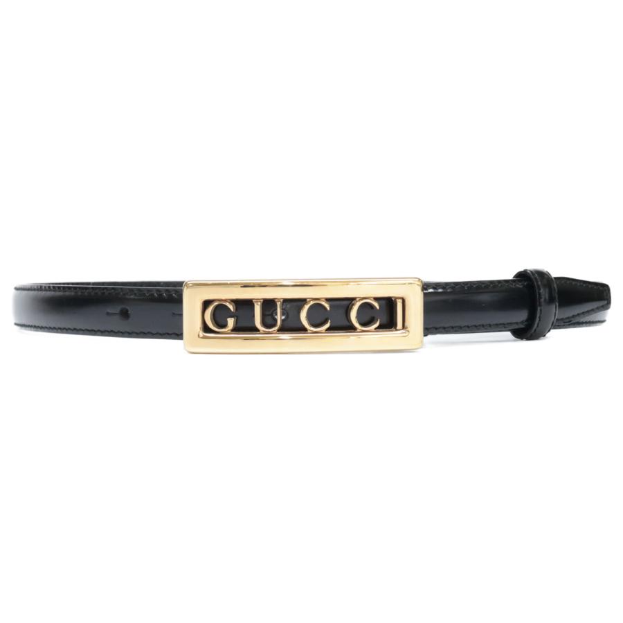 GUCCI（グッチ） 037・2092・0939・0 ロゴバックル パテントレザー