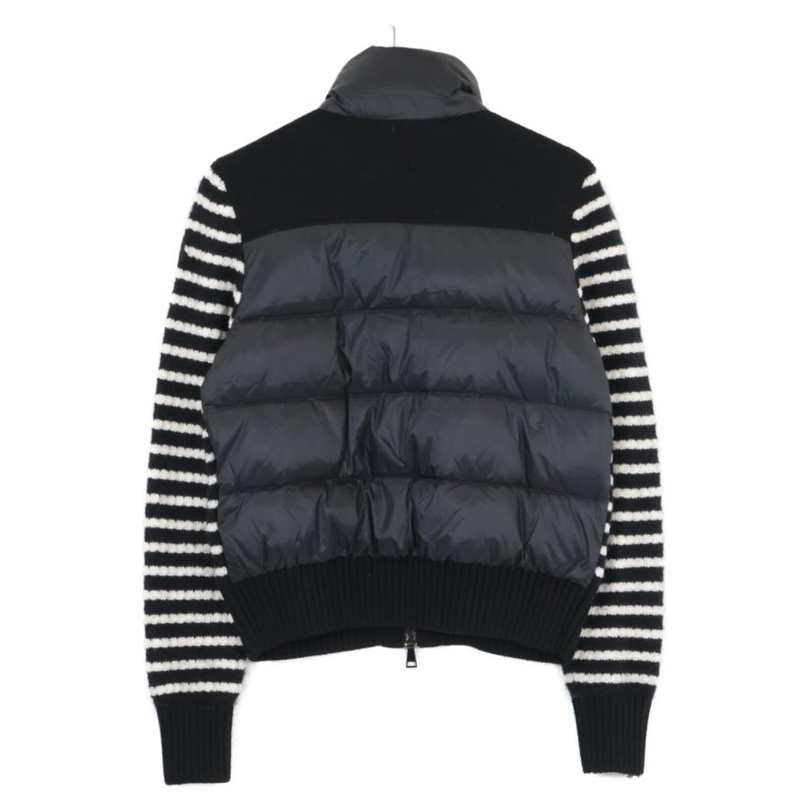MONCLER（モンクレール） ブラック×ホワイト CARDIGAN TRICOT ボーダー